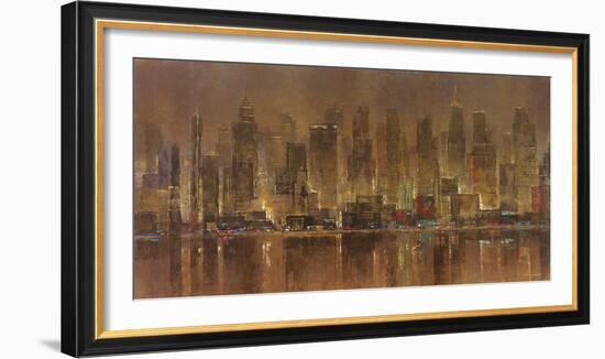 City Lights-Longo-Framed Giclee Print