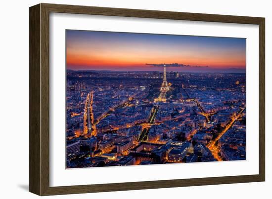 City Lights-H J Herrera-Framed Photographic Print