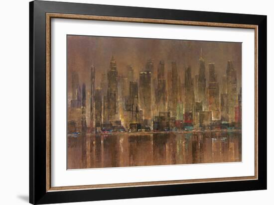 City Lights-Michael Longo-Framed Art Print