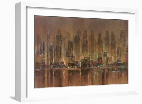 City Lights-Michael Longo-Framed Art Print