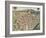 City Map of Bologna, Italy, 16th Century-null-Framed Giclee Print