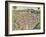 City Map of Bologna, Italy, 16th Century-null-Framed Giclee Print