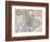 City Map of Padua, Italy, 17th Century-null-Framed Giclee Print