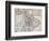 City Map of Padua, Italy, 17th Century-null-Framed Giclee Print