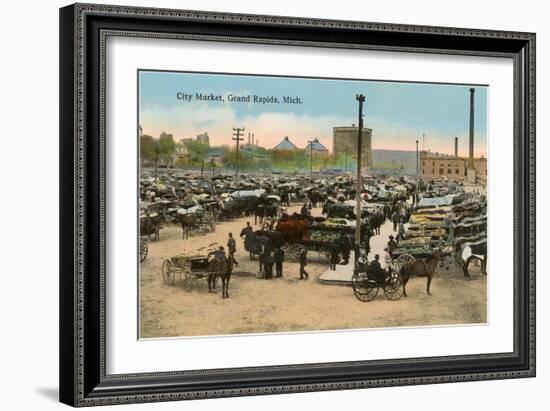 City Market, Grand Rapids, Michigan-null-Framed Art Print