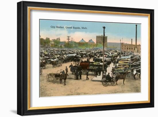 City Market, Grand Rapids, Michigan-null-Framed Art Print