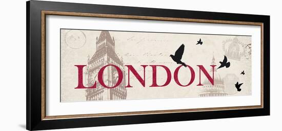 City Memories I-The Vintage Collection-Framed Giclee Print