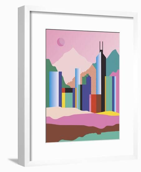 City Mountain-Sophie Ledesma-Framed Giclee Print