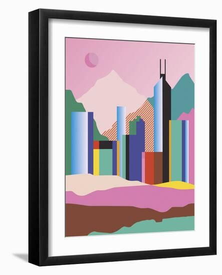 City Mountain-Sophie Ledesma-Framed Giclee Print