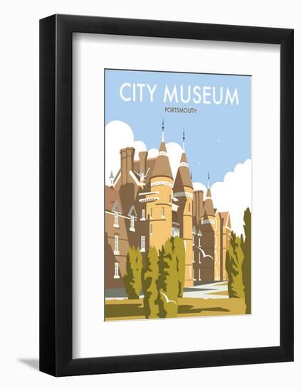 City Museum, Portsmouth - Dave Thompson Contemporary Travel Print-Dave Thompson-Framed Giclee Print