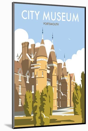 City Museum, Portsmouth - Dave Thompson Contemporary Travel Print-Dave Thompson-Mounted Giclee Print