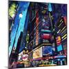 City Night-James Grey-Mounted Art Print