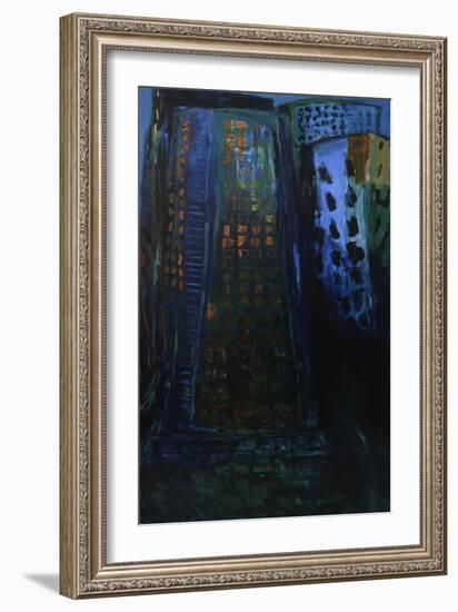 City - Night-Julie Held-Framed Giclee Print