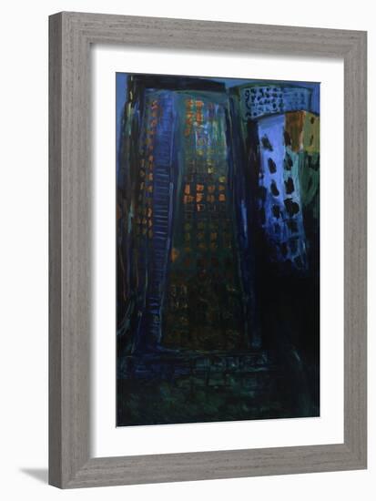 City - Night-Julie Held-Framed Giclee Print