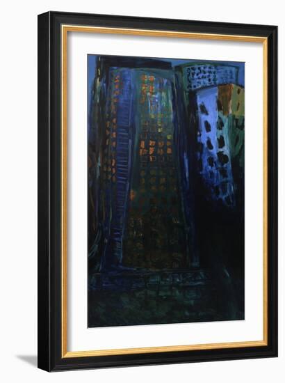 City - Night-Julie Held-Framed Giclee Print