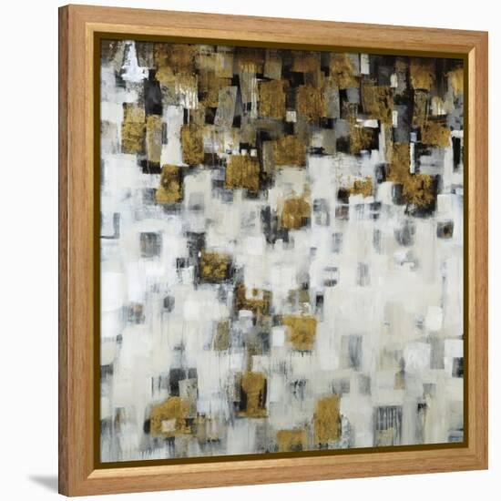 City Nights, Gold-Liz Jardine-Framed Stretched Canvas