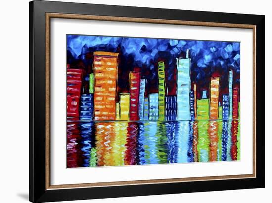 City Nights II-Megan Aroon Duncanson-Framed Giclee Print