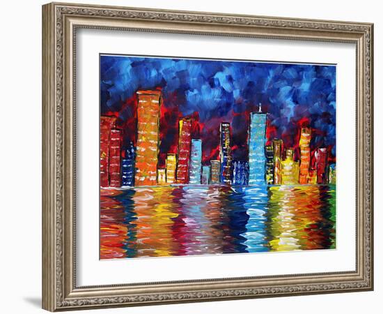 City Nights-Megan Aroon Duncanson-Framed Art Print