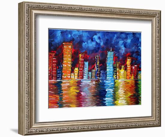 City Nights-Megan Aroon Duncanson-Framed Art Print