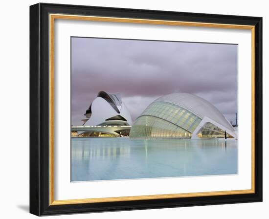 City of Arts and Sciences, Valencia, Costa Del Azahar, Spain-Martin Child-Framed Photographic Print