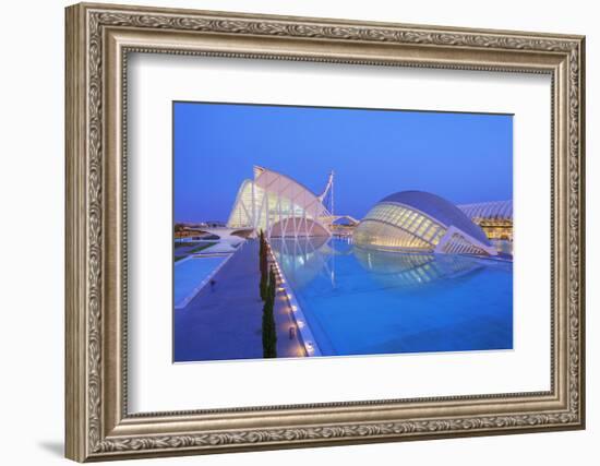 City of Arts and Sciences, Valencia, Spain-Marco Simoni-Framed Photographic Print