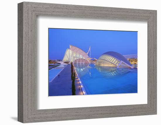 City of Arts and Sciences, Valencia, Spain-Marco Simoni-Framed Photographic Print