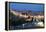 City of Avila at Dusk, Spain-p.lange-Framed Premier Image Canvas