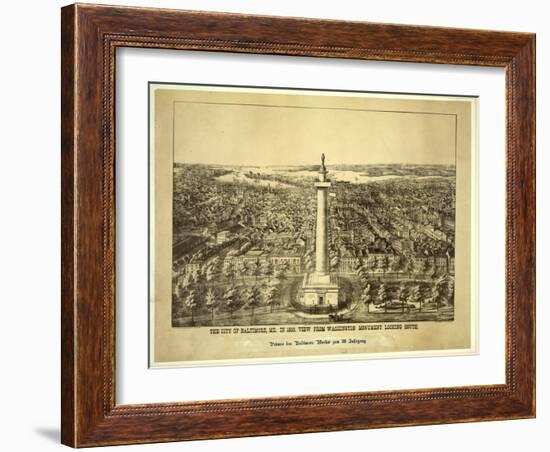 City of Baltimore-null-Framed Giclee Print