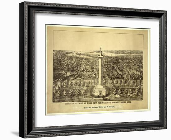 City of Baltimore-null-Framed Giclee Print