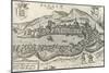 City of Bergen, 1580, Norway, 16th Century-null-Mounted Giclee Print