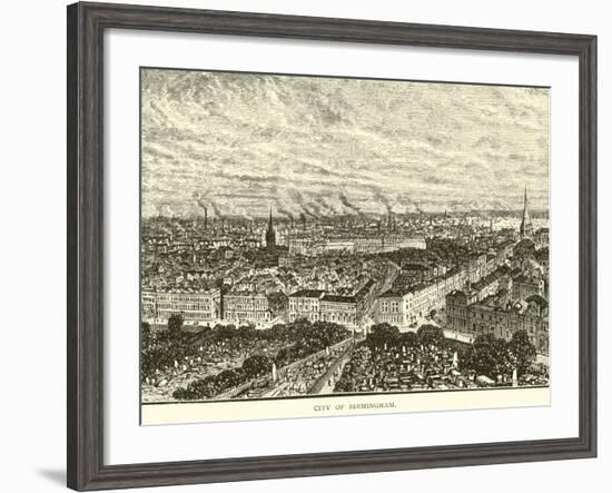 City of Birmingham-null-Framed Giclee Print