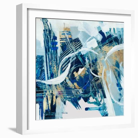 City of Blue-null-Framed Art Print