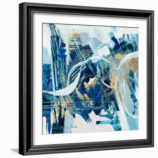 City of Blue-null-Framed Art Print