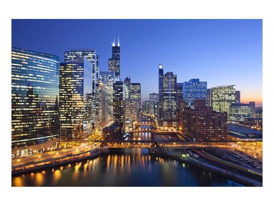 City of Chicago Art Print by | Art.com