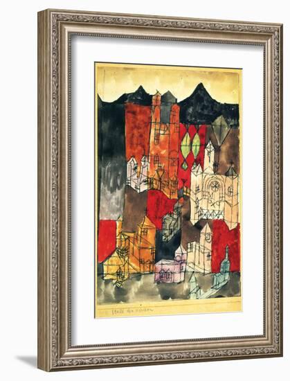 City of Churches 1918-Paul Klee-Framed Premium Giclee Print