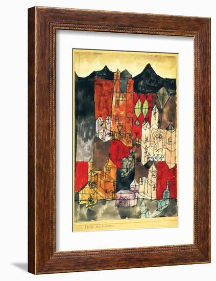 City of Churches 1918-Paul Klee-Framed Premium Giclee Print