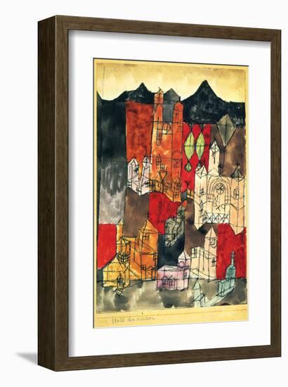 City of Churches 1918-Paul Klee-Framed Premium Giclee Print