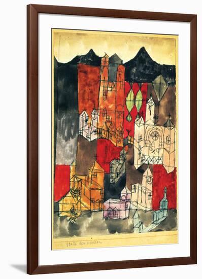 City of Churches 1918-Paul Klee-Framed Art Print