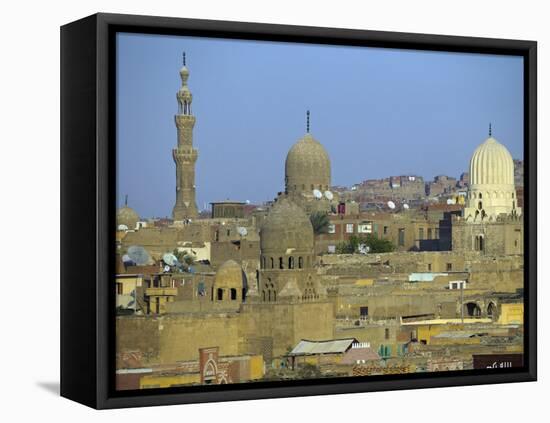 City of Dead, Cairo, Where Ruling Families of Medieval Cairo Built Mausoleums to Entomb their Dead-Julian Love-Framed Premier Image Canvas