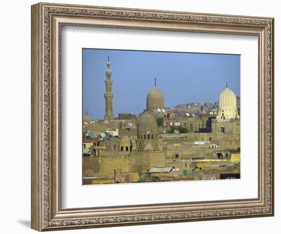 City of Dead, Cairo, Where Ruling Families of Medieval Cairo Built Mausoleums to Entomb their Dead-Julian Love-Framed Photographic Print