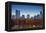 City of Denver Skyline-duallogic-Framed Premier Image Canvas