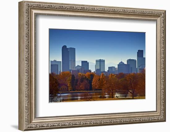 City of Denver Skyline-duallogic-Framed Photographic Print