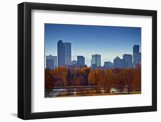 City of Denver Skyline-duallogic-Framed Photographic Print