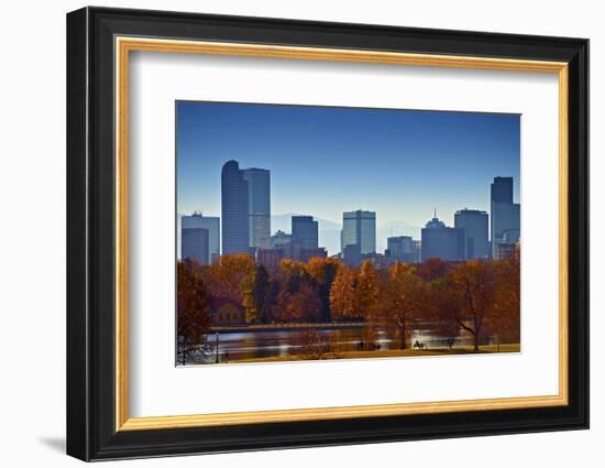 City of Denver Skyline-duallogic-Framed Photographic Print