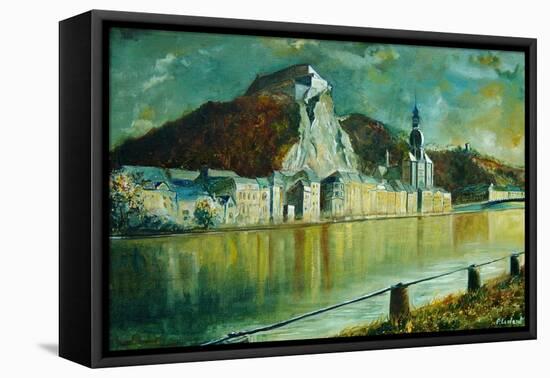 City of Dinant Belgium-Pol Ledent-Framed Stretched Canvas