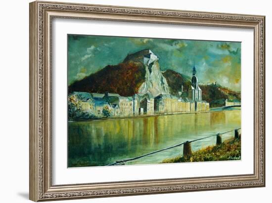 City of Dinant Belgium-Pol Ledent-Framed Art Print