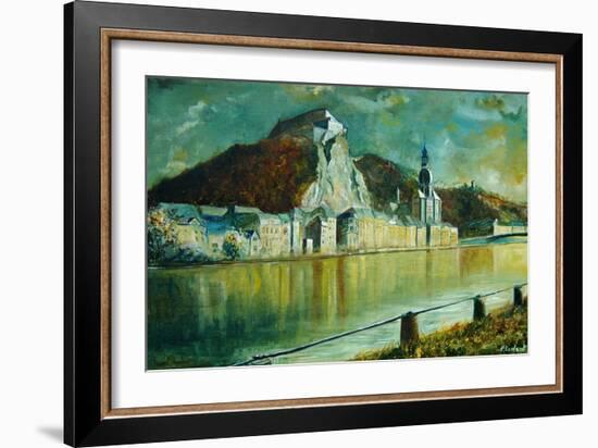 City of Dinant Belgium-Pol Ledent-Framed Art Print