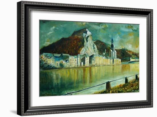 City of Dinant Belgium-Pol Ledent-Framed Art Print