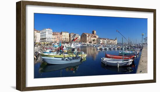 City of La Ciotat and port, Bouches-Du-Rhone, Provence-Alpes-Cote D'Azur, France-null-Framed Photographic Print