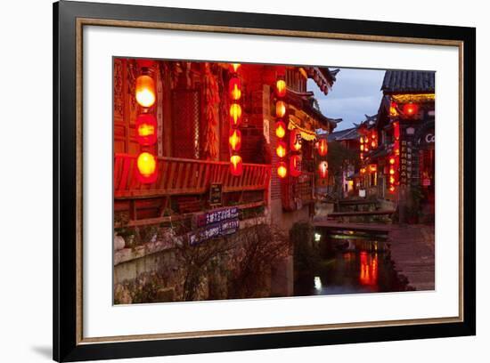 City of Lijiang, UNESCO World Heritage Site, Yunnan, China, Asia-Bruno Morandi-Framed Photographic Print